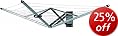 Brabantia Wallfix Wall Mounted Dryer, 25m