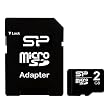 シリコンパワー microSD 2GB SD変換アダプター付属 SILICON POWER