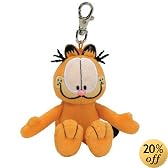 Ty Beanie Babies Garfield - Keychain
