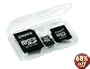 Kingston 2 GB microSD Flash Memory Card with SD and miniSD Adapters SDC/2GB-2ADP