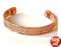 Powerful Magnetic Copper Cuff Bracelet for Arthritis and Golf Sport Aches and Pains