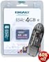 KingMax 4GB High-Speed Class 6 SDHC Card with Free SDHC/SD/MMC USB Card reader