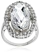 Oval Cubic Zirconia Cocktail Ring