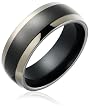 8mm Black Titanium Band