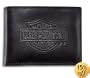 Harley-Davidson� Men's Bar & Shield Flip Fold Wallet. Debossed Bar & Shield Logo. 99463-06V