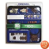 Dremel 700-03 185-Piece General Purpose Rotary Tool Accessory Kit With Case