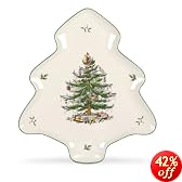 Spode Christmas Tree-Shaped Platter