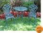 Rose Garden Bistro Set - Patina Cast Aluminum Select Rose Bistro Color: Patina