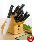 J.A. Henckels International Fine Edge Pro 10-Piece East Meets West Block Set