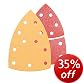 Bosch 25 Mixed Sanding Sheets Set