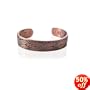 Mens 14 MM Magnetic Copper Cuff Bracelet 7.5" Long