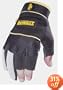 Dewalt DPG24M 3-Finger Framing Work Glove with Soft Neoprene Wrist Band For Added Comfort and Easy Pull-On Tab, Medium