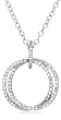 Eternity Double Circle Pendant by Crislu