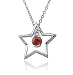 Garnet Star Pendant