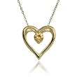Citrine Heart Pendant