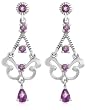 Amethyst Chandelier Earrings