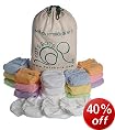 Tots Bots Multipack Organic Nappies (Rainbow Size 1 Aplix Fastening)