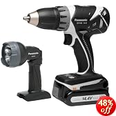Panasonic EY7440LN2L 14.4-Volt Lithium Ion Drill Driver Kit With Light