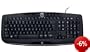Logitech Media 600 Tastatur USB schwarz