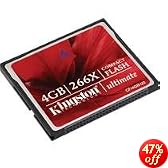 Kingston Ultimate 4 GB 266x CompactFlash Memory Card CF/4GB-U2