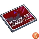 Kingston Ultimate 8 GB 266x CompactFlash Memory Card CF/8GB-U2