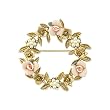 Vintage Collection Floral Wreath Brooch