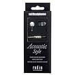 ラディウス インナーイヤーヘッドホン radHeadphones Acoustic Style ブラック RHP-AS21K