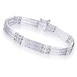Sterling Silver Square-Weave Cuff