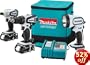 Makita LCT300W 18-Volt Compact Lithium-Ion Cordless 3-Piece Combo Kit