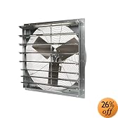 TPI Corporation CE30-DS Direct Drive Exhaust Fan, Shutter Mounted, Single Phase, 30" Diameter, 120 Volt