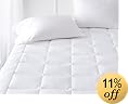 Pinzon Basics Overfilled Microplush Mattress Pads