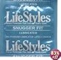 24 Lifestyles Snugger Fit Condoms; Tighter Shape for Maximum Sensitivity