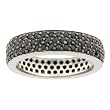 Black Cubic Zirconia Ring by Charles Winston