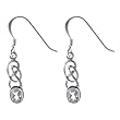 Blue Topaz Celtic Earrings