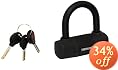 Trimax MAX60 Motorcycle Disc U-Lock - Red with Black 13mm Shackle
