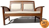 Strathwood Gibranta All-Weather Hardwood 2-Seater Bench