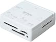バッファローコクヨサプライ BUFFALO カードリーダー/ライター 50メディア対応 ホワイト BSCRA34U2WH
