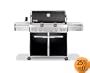 Weber 1781001 Summit E-650 Grill, Propane, Black