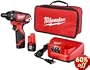 Milwaukee 2401-22 12-Volt Li-Ion Compact Driver Kit