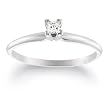 10K White Gold Diamond Engagement Ring