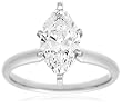 14k Choice of White or Yellow Gold Marquise Solitaire Diamond Engagement Ring (2 ct, H-I Color, SI2-I1 Clarity)