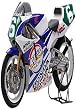 1/12 オートバイシリーズ No.110 AJINOMOTO Honda NSR250 '90
