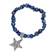 Lapis Star Charm Stretch Bracelet