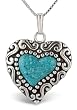 Turquoise Heart Pendant