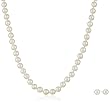 14k Yellow Gold Akoya Cultured Pearl 6.5-7mm Necklace and Stud Earring Set