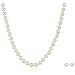 14k Yellow Gold Akoya Cultured Pearl Necklace and Stud Earring Set