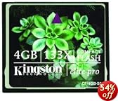 Kingston Elite Pro 4 GB 133x CompactFlash Memory Card CF/4GB-S2
