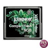 Kingston Elite Pro 8 GB 133x CompactFlash Memory Card CF/8GB-S2