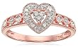 Diamond Heart Ring