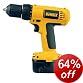 Save up to 68% off Dewalt power tools
